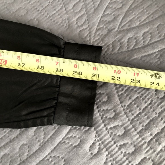 J Crew A-line Black Long Sleeve Satin Midi Dress - Picture 13 of 13